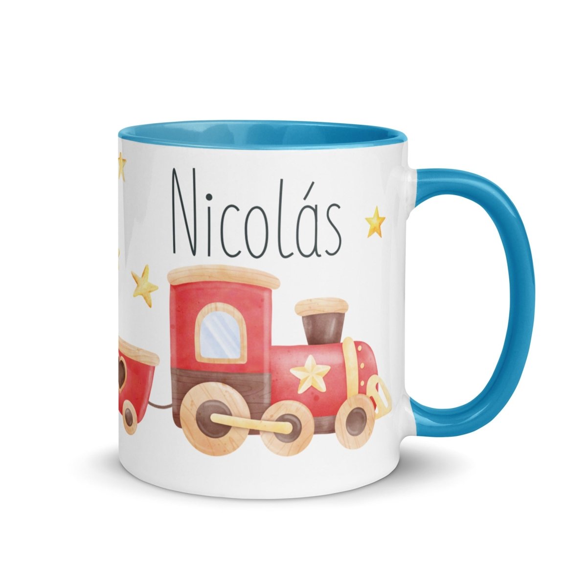 Taza Navideña Personalizada Tren Navidad Nanetes - Nanetes